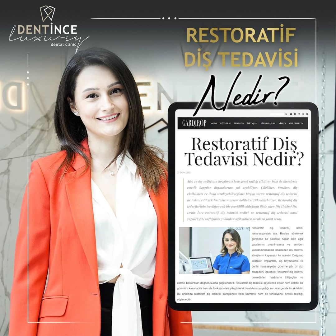 GARDIROP MAGAZİN — Restoratif diş tedavisi nedir? yayın görseli